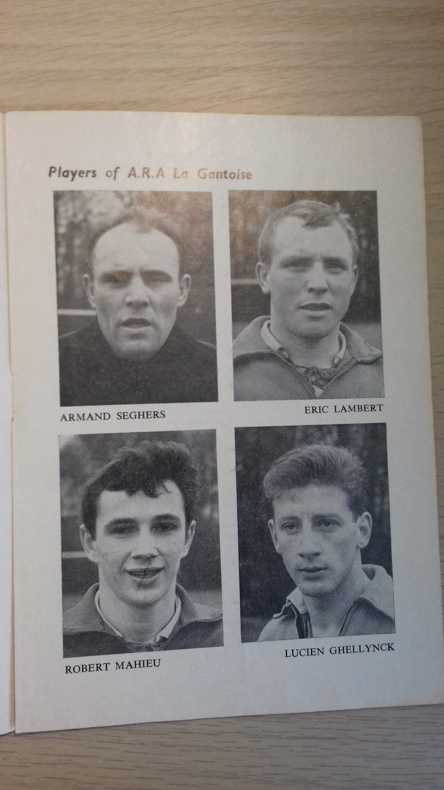 West Ham Utd v A.R.A Gantoise (Belgium) Match Programme European Cup Winners Cup Preliminary Round 2nd Leg Wednesday 7th October 1964.