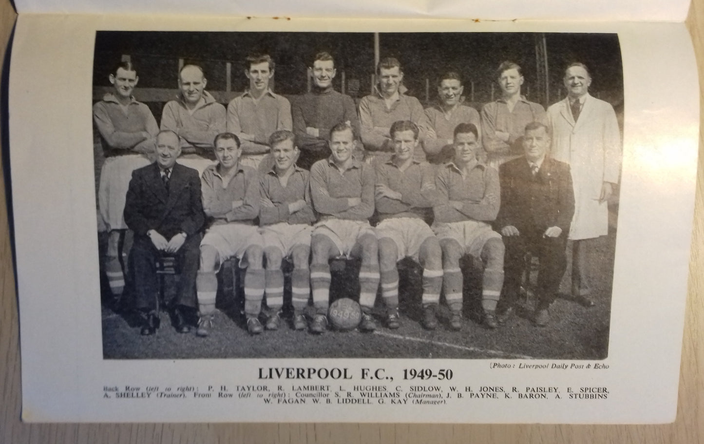 Arsenal v Liverpool Match Programme F.A. Cup Final Saturday 29th April 1950 Wembley Stadium