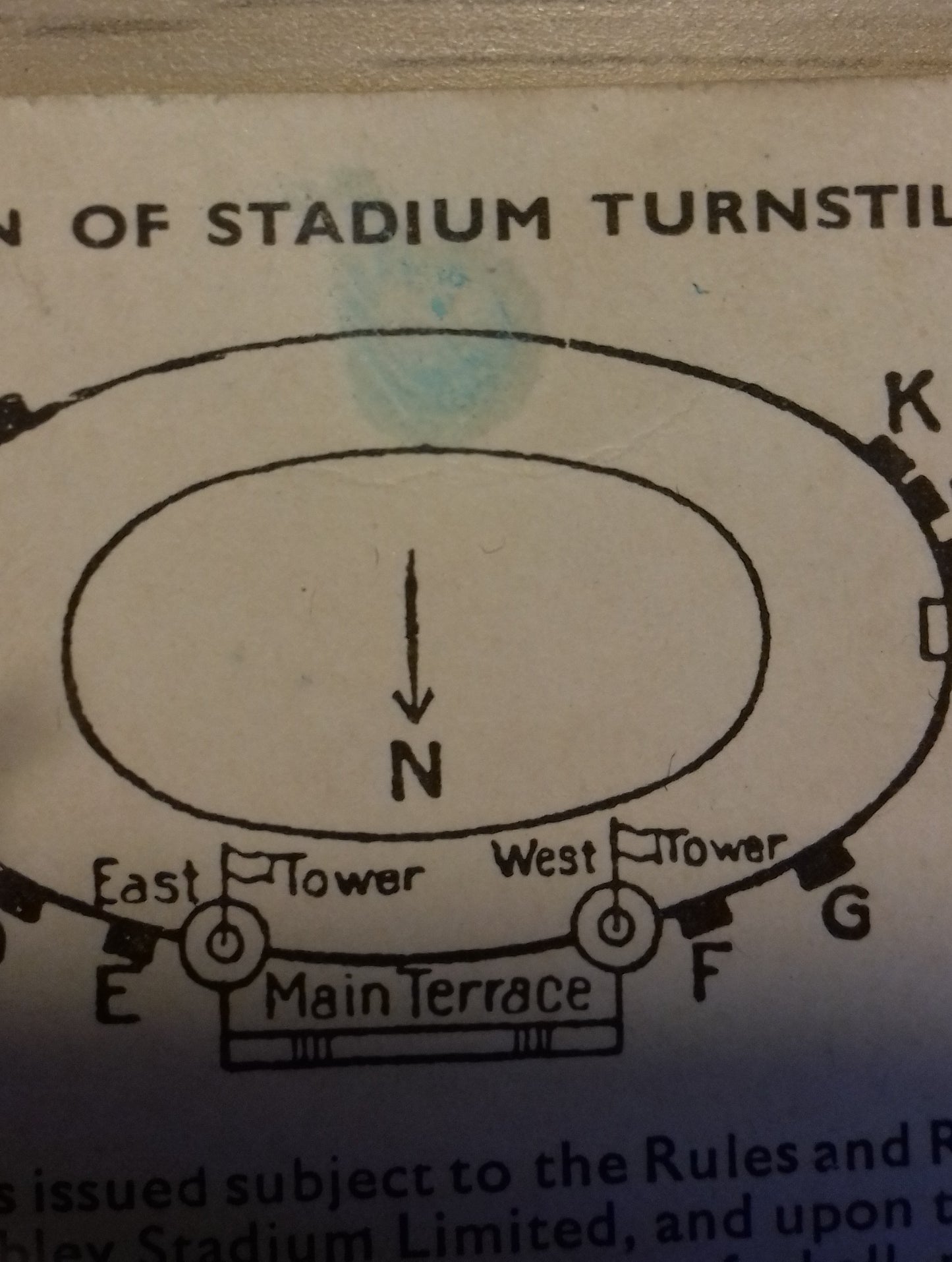 Leicester City v Wolverhampton Wanderers Match Ticket F.A. Cup Final Sat. April 30th1949 @Wembley