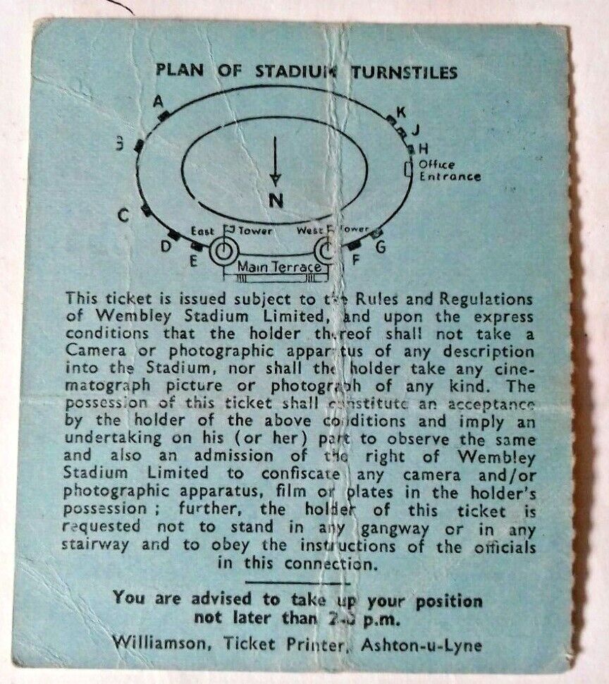 England v Sweden Programme + Ticket October 28th 1959 Wembley Stadium.