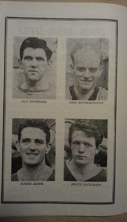 Crook Town v Hounslow Town Match Programme F.A. Amateur Cup Final Replay Sat.April 21st 1962 @ Ayresome Park.