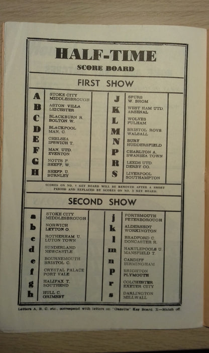 Crook Town v Hounslow Town Match Programme F.A. Amateur Cup Final Replay Sat.April 21st 1962 @ Ayresome Park.