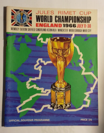 World Cup 1966 Used Official Souvenir Programme July 11 - 30th July 1966