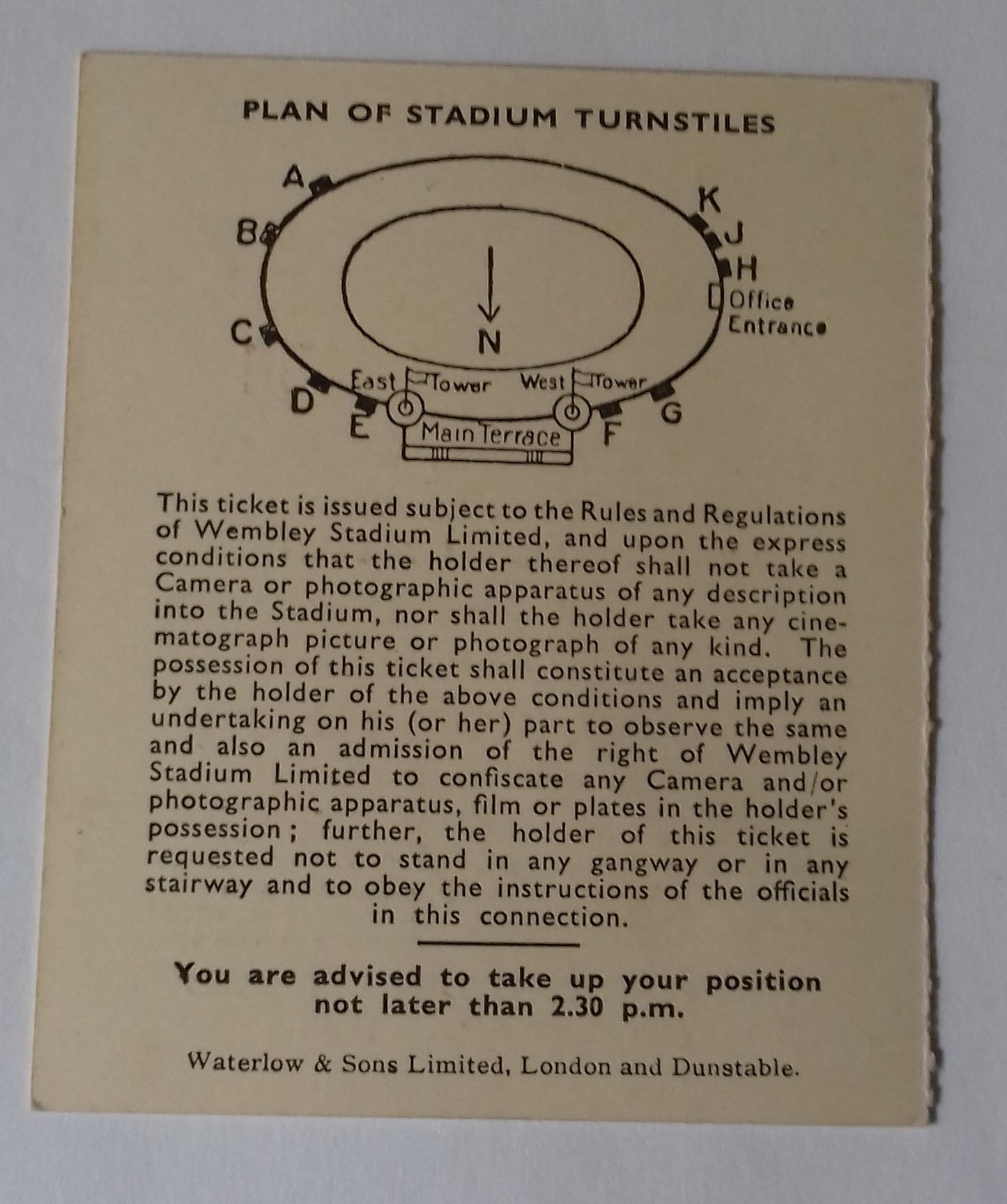 England v Scotland Used Ticket + Programme 14/4/1951 Home International Championship Wembley Stadium At Wembley