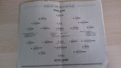 England Boys (Duncan Edwards) v Scotland Boys  Victory Shield Saturday May 5th 1951 @ Chesterfield