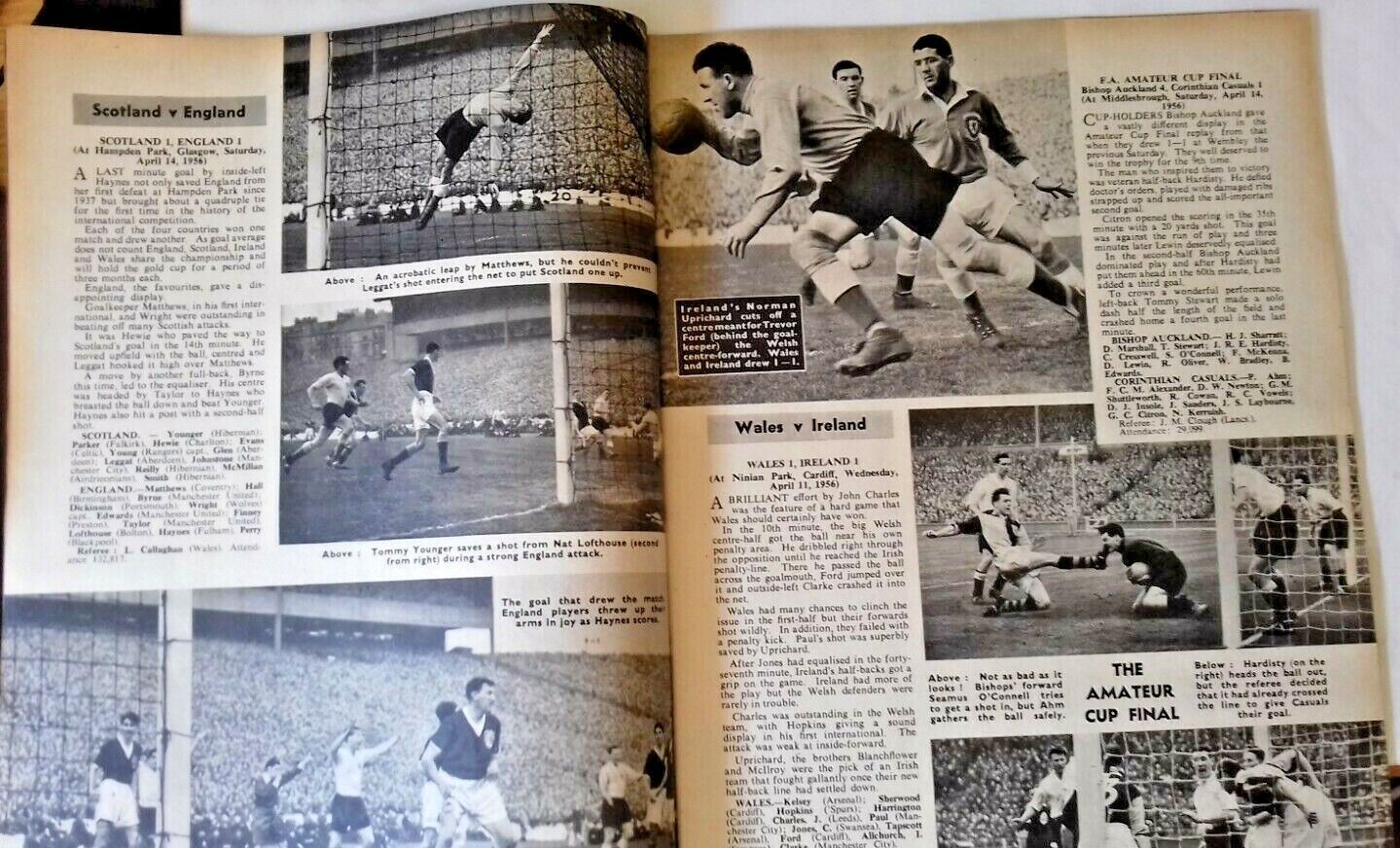 Charles Buchan's Football Monthly June 1956 Issue 58 Front Cover Jackie Milburn