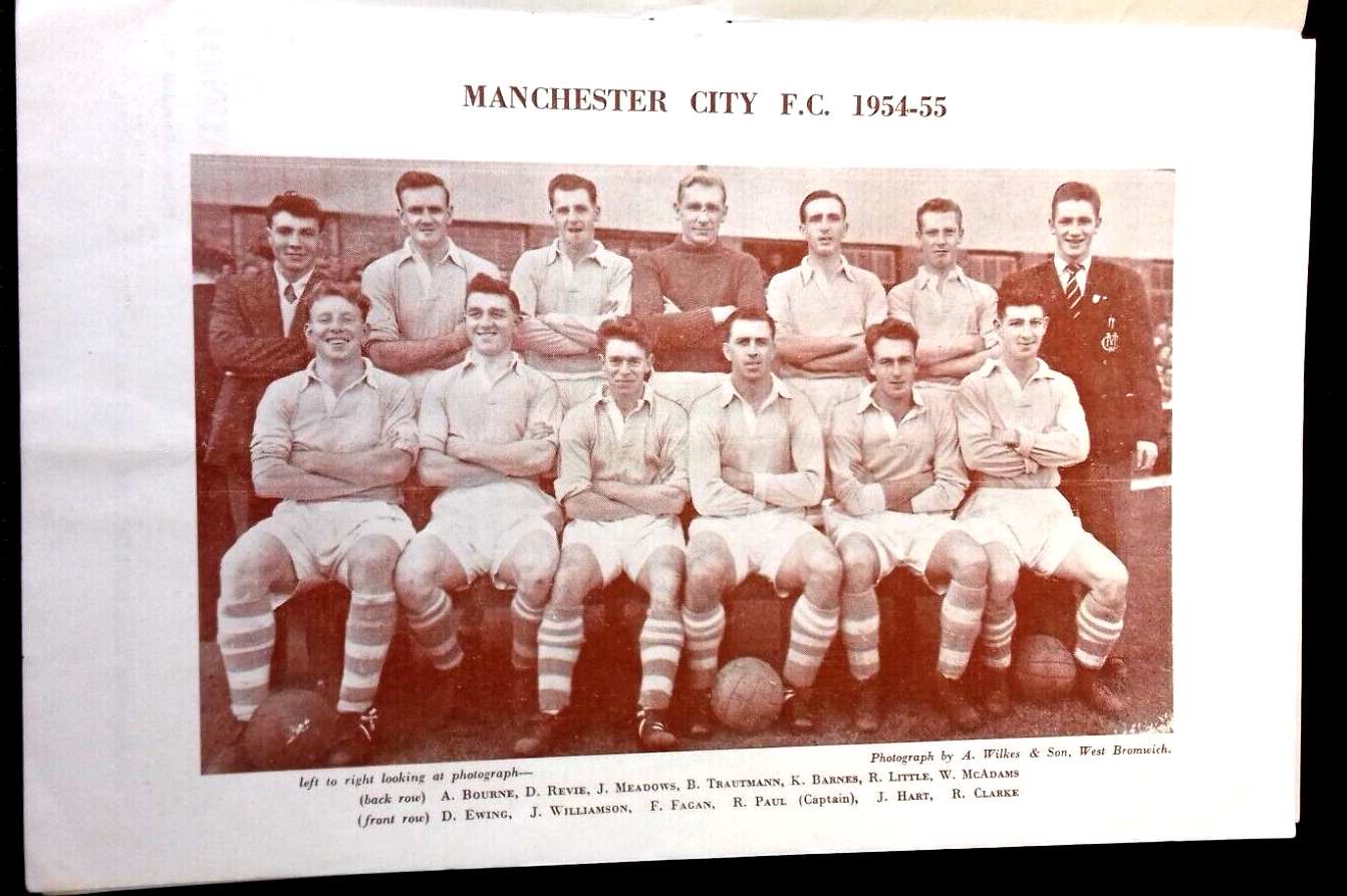 Manchester City v  Sunderland Programme F.A. Cup Semi-Final 26/3/55 @ Villa Park