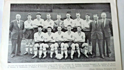 Bolton Wanderers v Wolverhampton Wanderers Charity Shield Programme 6/10/1958.