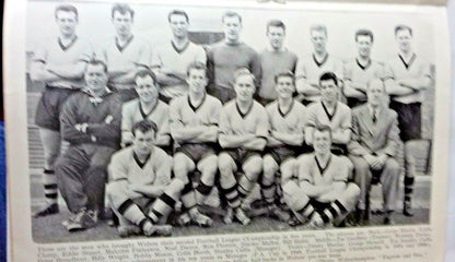 Bolton Wanderers v Wolverhampton Wanderers Charity Shield Programme 6/10/1958.