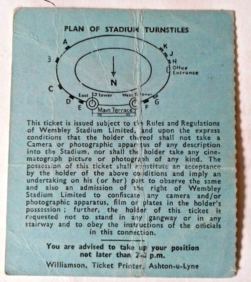 England v Sweden  Programme + Ticket October 28th 1959 Wembley Stadium.