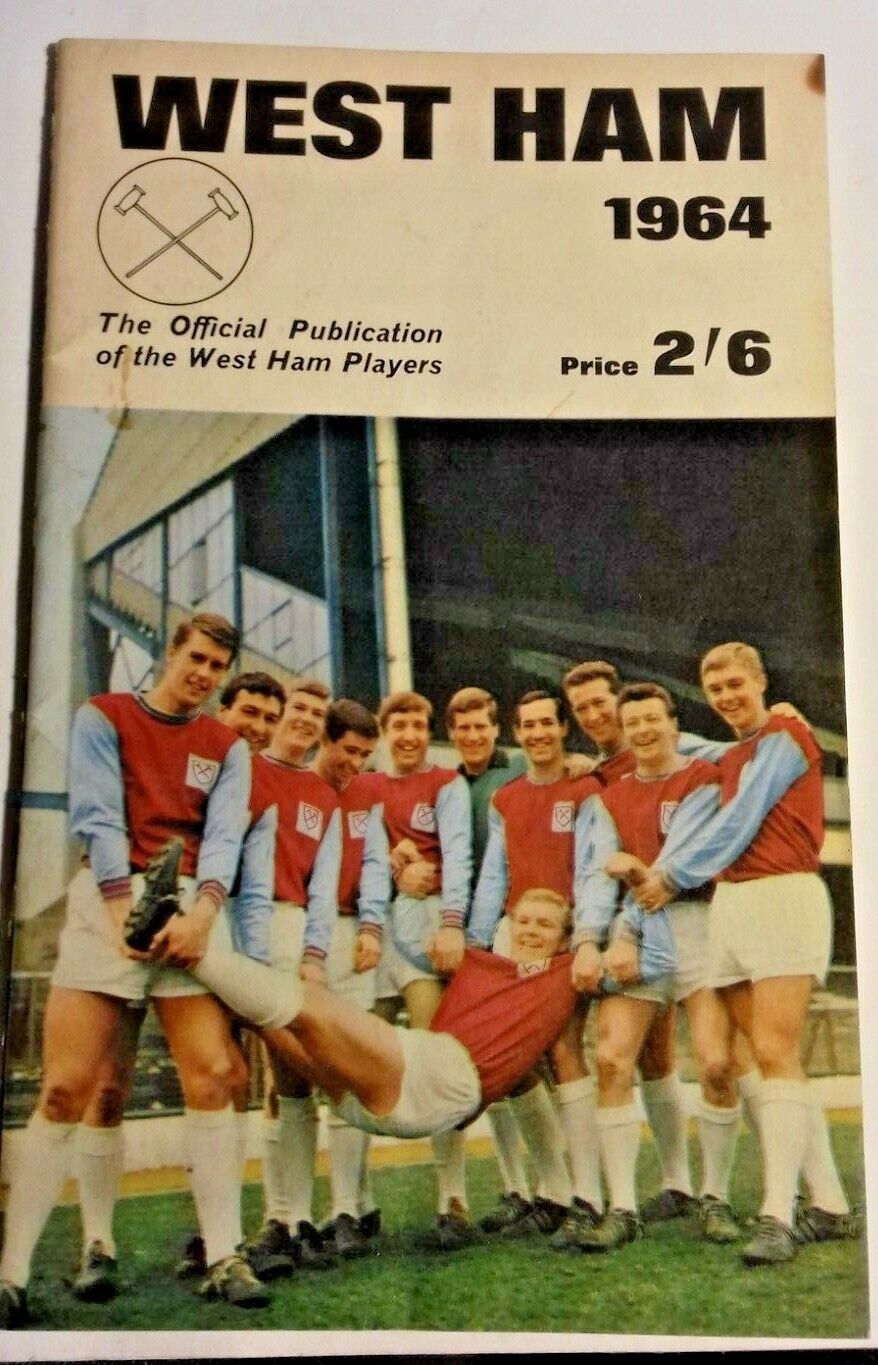 West Ham Utd 1964 F.A. Cup Final Official Publication Of The West Ham Players.