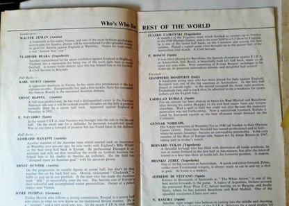 England v Rest of the World Programme + Ticket + Luncheon Party Plan 21st October 1953.