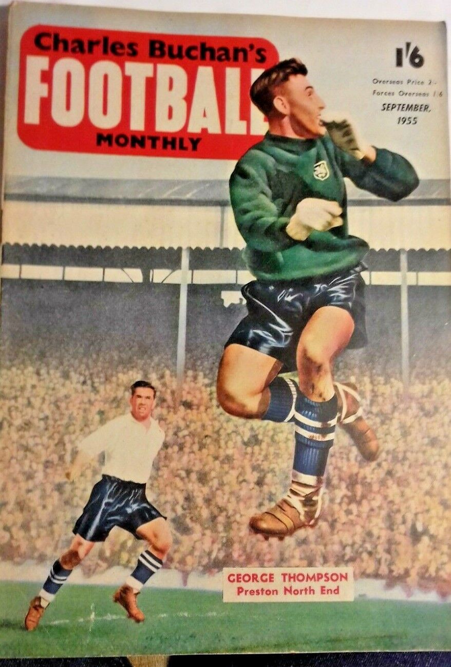 Charles Buchan's Football Monthly September 1955 Issue 49 George Thompson Front Cover