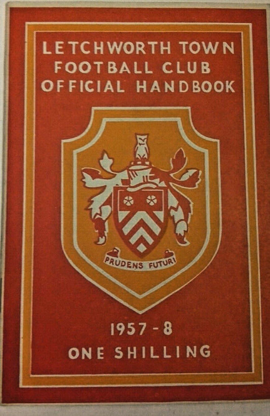 Letchworth Town Football Club Official Handbook 1957/58