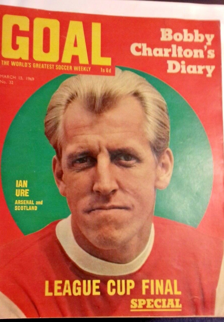 Goal Soccer Weekly Magazine No 32 March 15th 1969